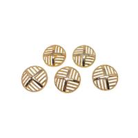 Lüx7 - 23 mm Gold Lüx (Lüks) Metal Düğme (5 Adet)