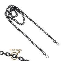 Model 10 - 10.3 mm / 120 cm Klasik Model Çanta Zinciri (HAFİF) - Antrasit