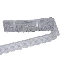 MODEL 12 - Dantel Gri Güpür 9 mt. 5 cm