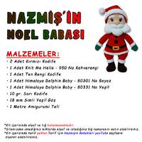 Nazmişin Noel Babası Amigurumi Malzemeleri