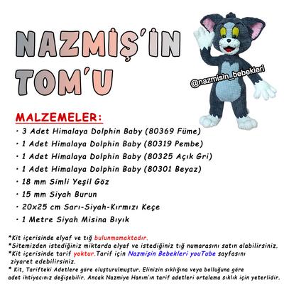 Nazmişin Tomu Amigurumi Seti - Yeni