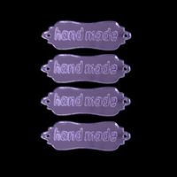 P1 - Handmade Pleksi Etiket (4 Adet) - 35 mm 