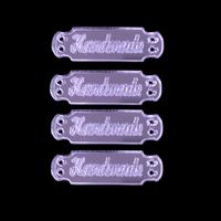 P2 - Handmade Pleksi Etiket (4 Adet) - 35 mm 