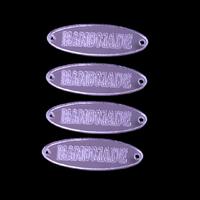 P5 - Handmade Pleksi Etiket (4 Adet) - 35 mm 