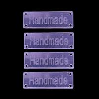 P6 - Handmade Pleksi Etiket (4 Adet) - 35 mm 