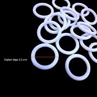 Plastik Lif Halkası - Çanta Halkası - 32 mm (3.2 cm) (10 Adet)