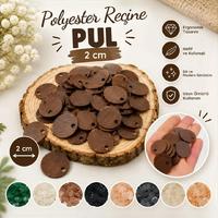 Polyester Reçine Çanta / Aksesuar Pullu Çeşitleri - 20mm(2cm) 50gr.