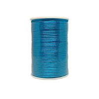 Saten - Floş İp (Sıçan Kuyruğu)  -  Gök Mavi 90 mt - 2mm (KALIN)