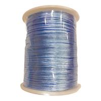 Saten - Floş İp (Sıçan Kuyruğu)  - Bebe Mavi  90 mt - 2mm (KALIN)