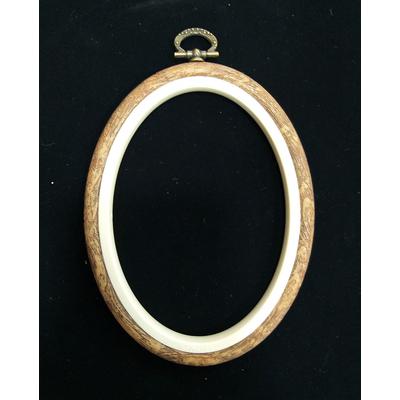 Silikon Çerçeveli Oval Pano Kasnağı - 11.5 cm x 15 cm