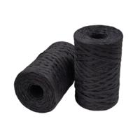 SİYAH 100 gr. (±10 gr) Yerli Yumuşak Rafya / 150 mt.