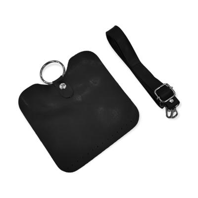 Siyah Metal HALKA Detaylı Kapaklı Askılı Çanta Kiti Çeşitleri - 16X16