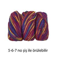 T317 - 170 gr. Moher yünlü batik  İhraç Fazlası İp
