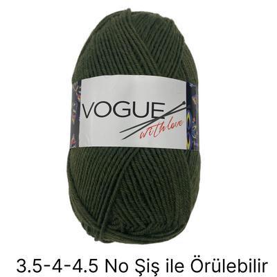 T413 - 100 gr.  % 100 yün ihraç haki İhraç Fazlası İp