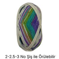 T414 -  100 gr. % 75 yün ince batik İhraç Fazlası İp