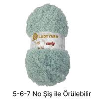 T422 -  100 gr.  Lady yarn curly  İhraç Fazlası İp