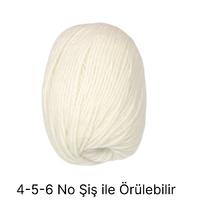 T516 -  86 gr. Moher ekru İhraç Fazlası İp