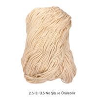 T744 - 240 gr.  Cotton pamuk krem  İhraç Fazlası İp