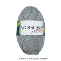 T799 -  100 gr. Nako vogue gri  İhraç Fazlası İp