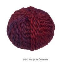 T838 -  120 gr.  Spagetti moher batik  İhraç Fazlası İp