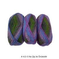 T846 - 240 gr.  (3 Adet) Moher batik  İhraç Fazlası İp