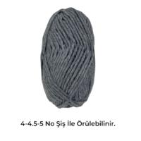 T955 - 100 gr. Yumuşak Dokulu Gri İhraç Fazlası İp