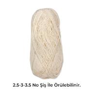 T956 - 106 gr. İnce Pamuk Krem İhraç Fazlası İp