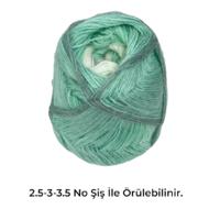 T960 - 106 gr. Angora Batik İhraç Fazlası İp