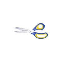 Taksun Çelik Makas MAVİ-SARI 9 ½ inch - 24 cm