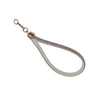 Taşlı Çanta ve Cüzdan Elcik (Tutacak) - Gümüş