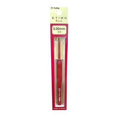 Tulip Etimo Red - 3.00 mm (KIRMIZI) Silikon Saplı Tığ