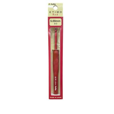 Tulip Etimo Red - 5.00 mm (KIRMIZI) Silikon Saplı Tığ