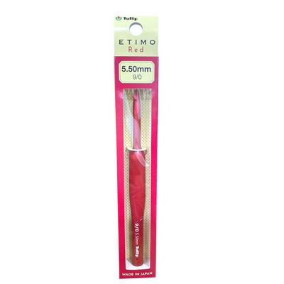 Tulip Etimo Red - 5.50 mm (KIRMIZI) Silikon Saplı Tığ