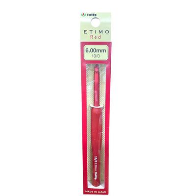 Tulip Etimo Red - 6.00 mm (KIRMIZI) Silikon Saplı Tığ