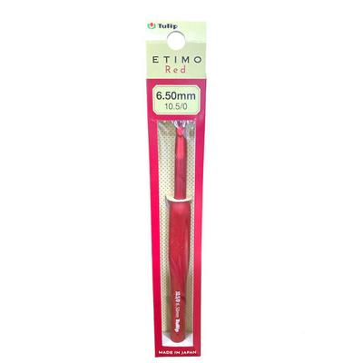 Tulip Etimo Red - 6.50 mm (KIRMIZI) Silikon Saplı Tığ