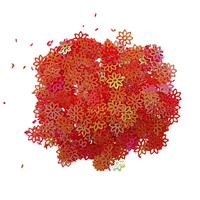 Yıldız Oya / Yazma Pullu Kırmızı - 5 gr.