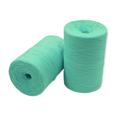 01 No - 1 Adet - Özel Üretim Yumuşak Dokulu (140-160 gr.) Soft Kağıt Rafya - Su Yeşili