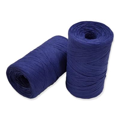 04 No - 1 Adet - Özel Üretim Yumuşak Dokulu (140-160 gr.) Soft Kağıt Rafya - Saks Mavi