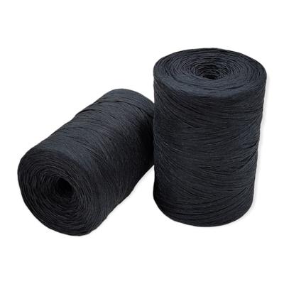 09 No - 1 Adet - Özel Üretim Yumuşak Dokulu (140-160 gr.) Soft Kağıt Rafya - Siyah
