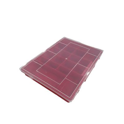 34 x 25 cm Büyük Boy Organizer Kutu (Takı Kutusu) - Kırmızı