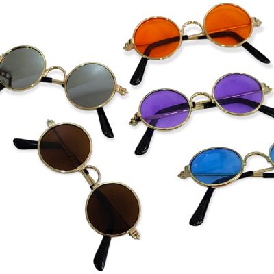 6-7 cm Amigurumi Cam Gözlük Çeşitleri - Gold Çerçeveli