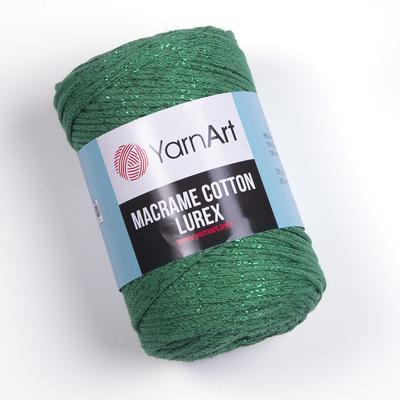 728 - 250 gr YarnArt Macrame Cotton Lurex - 205 mt.