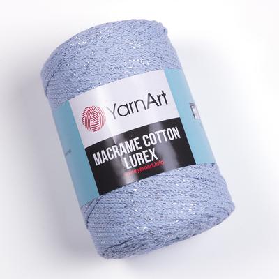 729 - 250 gr YarnArt Macrame Cotton Lurex - 205 mt.