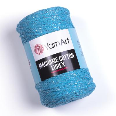 733 - 250 gr YarnArt Macrame Cotton Lurex - 205 mt.
