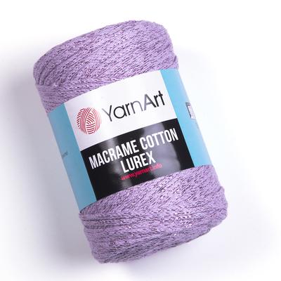 734 - 250 gr YarnArt Macrame Cotton Lurex - 205 mt.