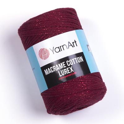 739 - 250 gr YarnArt Macrame Cotton Lurex - 205 mt.