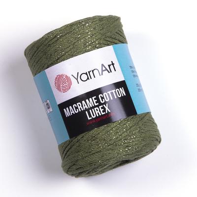 741 - 250 gr YarnArt Macrame Cotton Lurex - 205 mt.