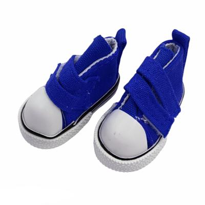 Amigurumi Cırtlı Ayakkabı 5 cm - Saks Mavi
