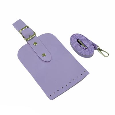 Lila Kapaklı Askılı Telefon Çanta Kiti