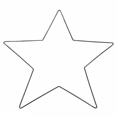 Metal Düş Kapanı Antrasit Yıldız - 37 cm